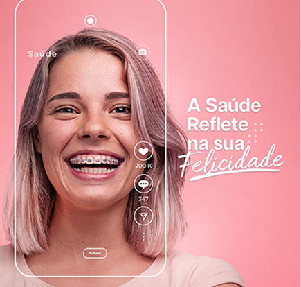 Peça ÁGAPE — A saúde reflete na sua felicidade.