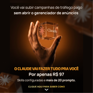 Criativo tráfego com IA — cubo Claude: o Claude vai fazer tudo por você.
