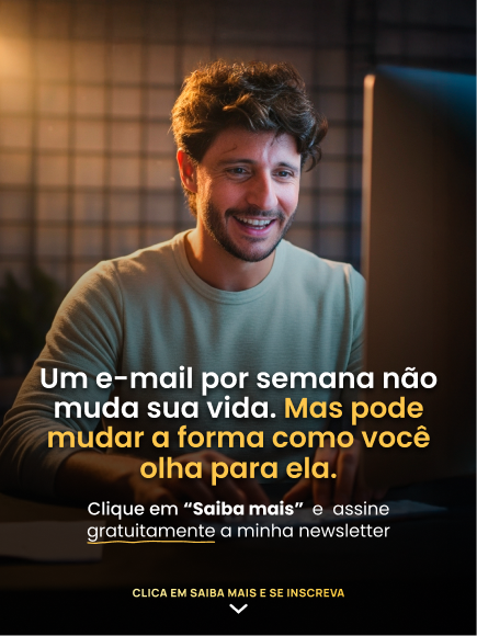 Criativo newsletter — um e-mail por semana pode mudar a forma como você olha para a vida.
