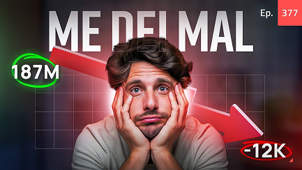 Thumbnail YouTube Ep. 377 — Me dei mal: 187M e -12K.