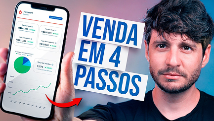 Thumbnail YouTube — Venda em 4 passos.