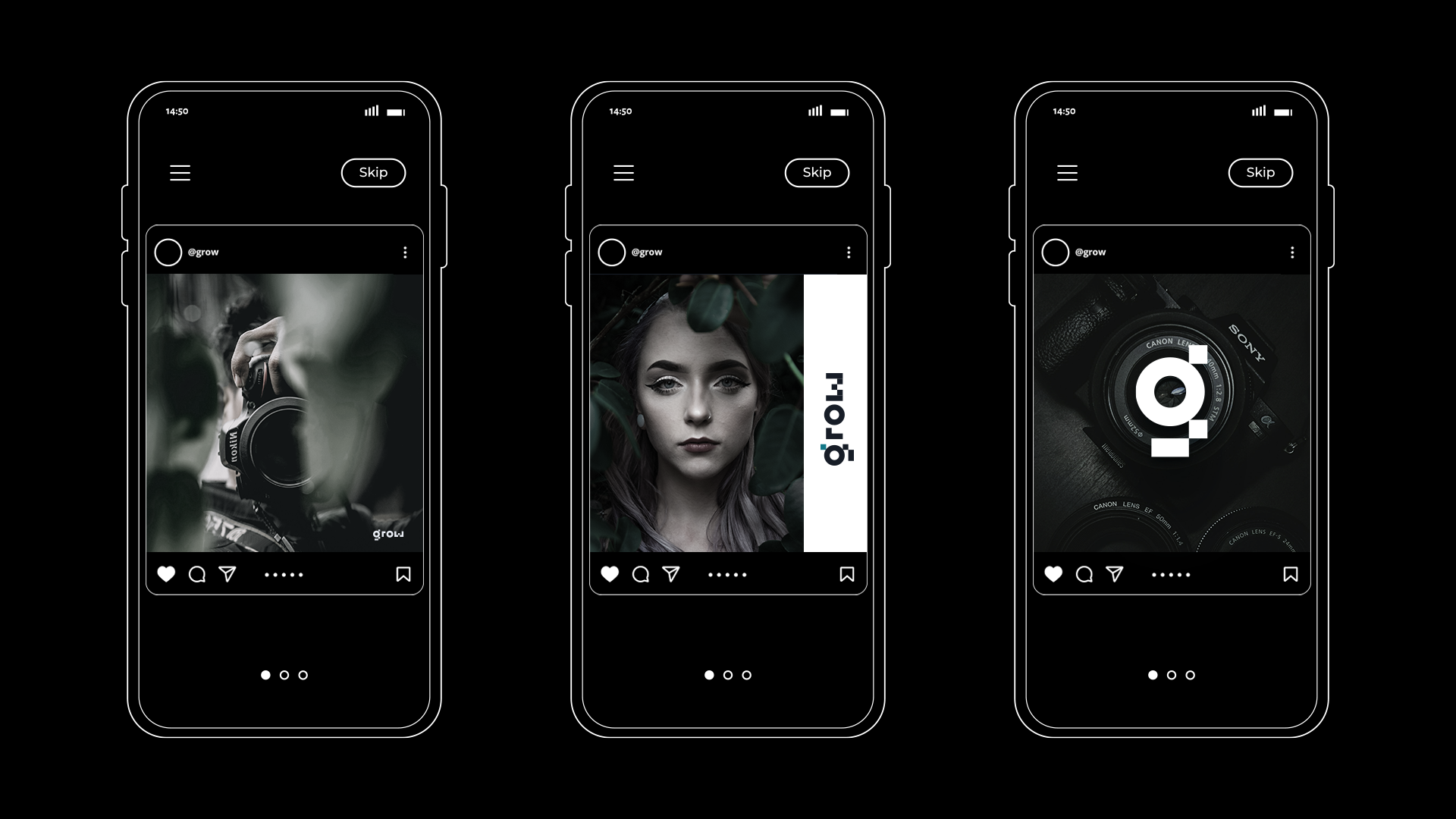 GROW — peça de branding 3.