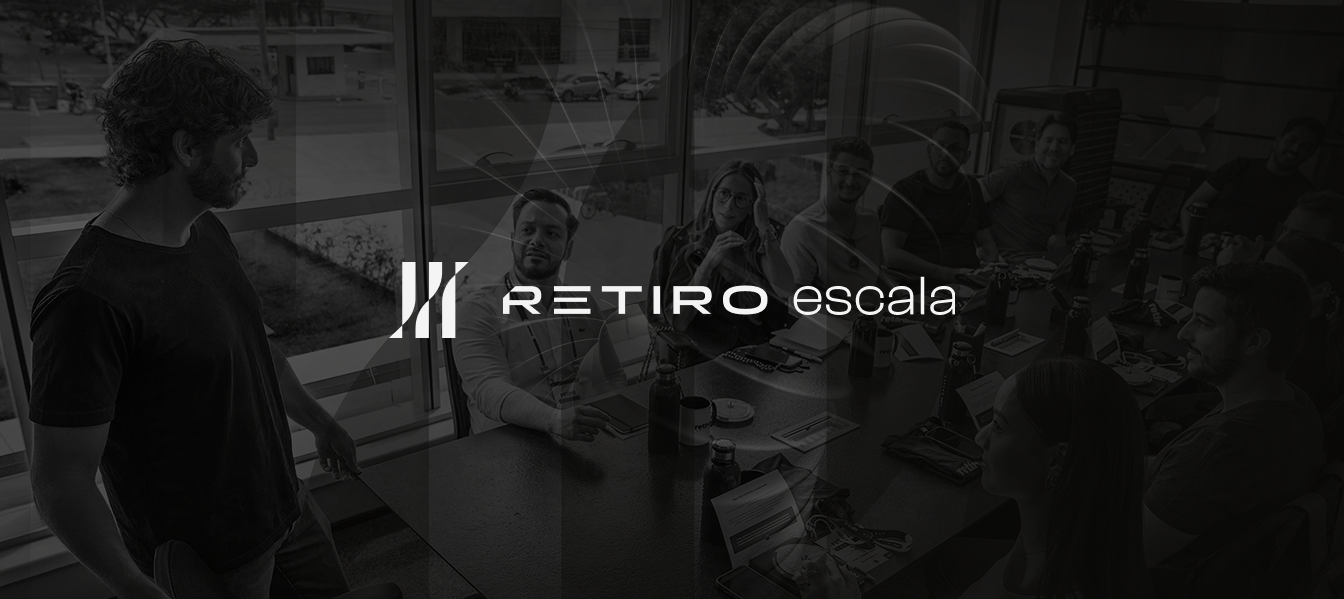 Retiro Escala — peça de branding 1.