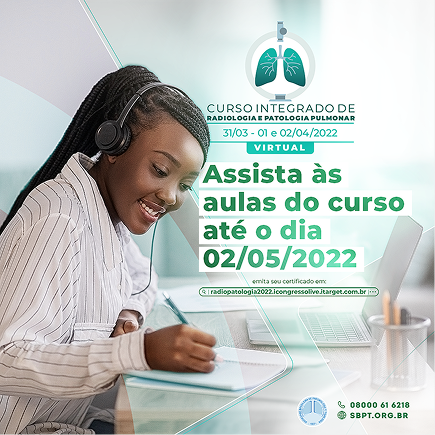 SBPT — Curso integrado de radiologia e patologia pulmonar.