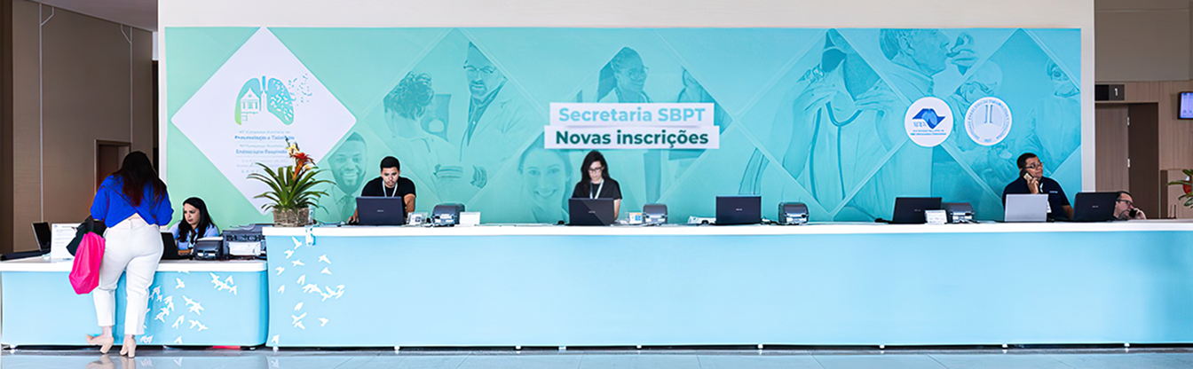 SBPT — secretaria e novas inscrições no congresso.