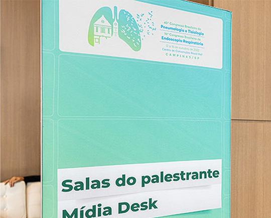 SBPT — totem salas do palestrante e mídia desk.